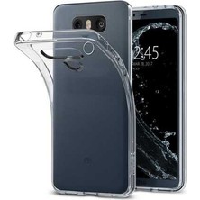 Canpay Lg G6 Uyumlu Kılıf Case, Soft, Transparent, Şeffaf Ultra Esnek Ince Silikon