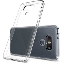 Canpay Lg G6 Uyumlu Kılıf Case, Soft, Transparent, Şeffaf Ultra Esnek Ince Silikon