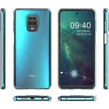 Canpay Xiaomi Redmi Note 9 Pro Uyumlu Kılıf Case, Soft, Transparent, Şeffaf Ultra Esnek Ince Silikon