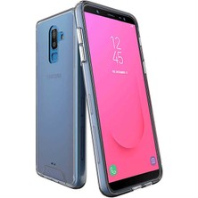 Canpay Samsung Galaxy J8 Uyumlu Kılıf Şeffaf Sert Ultra Koruma Teknolojisi Transparent Case