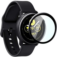 Canpay Samsung Galaxy Watch Active 2 44MM Uyumlu Akıllı Saat Ekran Koruyucu Full Kenar Tam Kaplayan Esnek