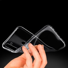 Canpay Realme 5 Pro Uyumlu Kılıf Case, Soft, Transparent, Şeffaf Ultra Esnek Ince Silikon