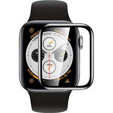 Canpay Apple Watch Serisi 2/3/4/5/6/se 44MM Uyumlu Saat Ekran Koruyucu Full Tam Kaplayan Ultra Darbe Emici