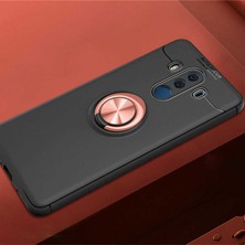 Canpay Huawei Mate 10 Pro Uyumlu Kılıf Standlı Manyetik Yüzüklü Esnek Yumuşak Silikon Case