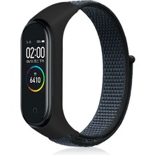 Canpay Xiaomi Mi Band 3 Uyumlu Akıllı Saat Için Kordon Örgü Işlemeli Hasır Dizayn Weave Embroidered Straw Design