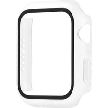 Canpay Apple Watch 2/3/4/5/6/se 44MM Uyumlu Akıllı Saat Ekran Koruyucu Kılıf Full Tam Kaplayan
