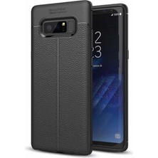 Canpay Samsung Galaxy Note 8 Uyumlu Kılıf Esnek Pu-Deri Leather-Pu Series Protected Case