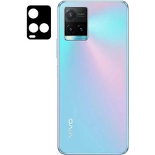 Canpay Vivo Y33S Uyumlu Lens Kamera Koruyucu Full Hd 3D Tempered Cam