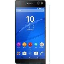 Canpay Sony Xperia C5 Ultra Uyumlu Ekran Koruyucu Yeni Nesil Hd Kalite Kırılmaz Cam