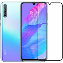 Canpay Huawei Y8P Uyumlu Ekran Koruyucu Tam Kaplayan Full Kavisli, Hd, Kırılmaz 5d Cam