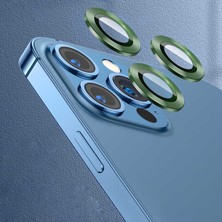 Canpay Apple iPhone 13 Pro Uyumlu Kamera Lens Koruyucu Kırılma Önleyici ve Sıvılara Karşı Etkin Koruma