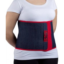 Armor Jean Desenli Bel Korsesi Erkekler İçin Sırt Duruş Destekleyici Korse