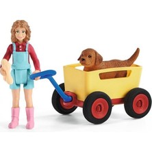 Schleich Yavru Köpek Arabası