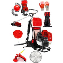 Steiner Alman Turbo K 9003 Sırt Tipi Benzinli Motorlu Çalı Çim Ot Biçme Tırpanı Makinesi + Canavar Başlık