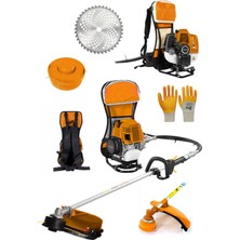 Steiner Alman Turbo 9002 Sırt Tipi Benzinli Motorlu Çalı Çim Ot Biçme Tırpanı Makinesi