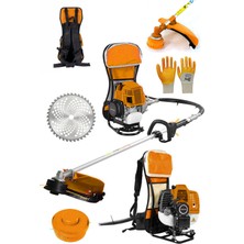 Steiner Alman Turbo 9003 Sırt Tipi Benzinli Motorlu Çalı Çim Ot Biçme Tırpanı Makinesi