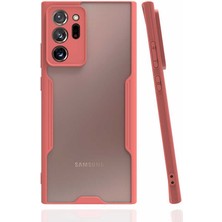 Kzy Samsung Galaxy Note 20 Ultra Kılıf Kamera Korumalı Colorful Kapak - Pembe