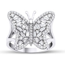 Mas Diamond Kelebek Yüzük