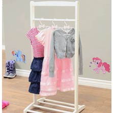 Morpanya Sweet 48 Adet Bebek Elbise Askısı 30 cm Fiyonklu Kelebek Bebek Çocuk Kıyafet Askısı