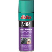 Akfix A104 Etiket Sökücü Mastik Silikon Sökücü Sprey 200 ml