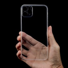 Canpay Apple iPhone 11 Uyumlu Kılıf Case, Apple Serisi Özel Üretim, Kamera Korumalı, Şeffaf Sade Tasarım