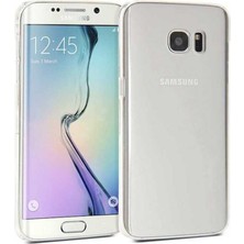 Canpay Samsung Galaxy S6 Edge Uyumlu Kılıf Case, Soft, Transparent, Şeffaf Ultra Esnek Ince Silikon