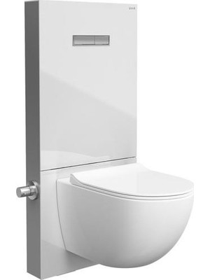 Vitra Vitrus 770-5770-01 Cam Rezervuar Asma Klozetler Için Stop Valfli 3/6 L Beyaz