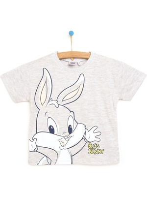 Loney Tunes Maceraya Devam Bugs Bunny Lisanslı Erkek Bebek Baskılı Tshirt