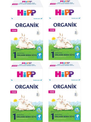 Hipp 1 Organik Keçi Sütü Bazlı Bebek Sütü 400gr 4 Adet