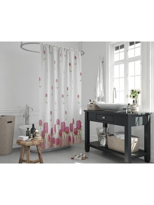 Zethome Jackline Banyo Duş Perdesi 7017 Tek Kanat 1X120X200