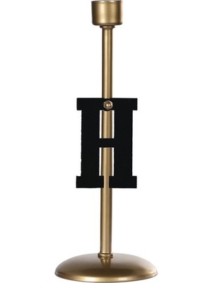 Begüsa Mumluk Metal Malzemeden Modern Tasarım 23 cm Uzunlukta Şık ve Dekoratif