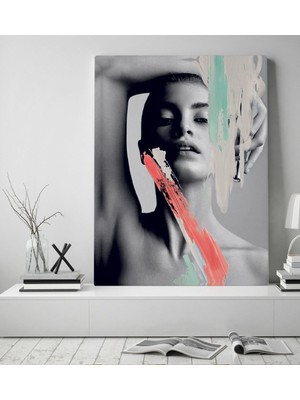 Bk Gift Woman Art Tasarımlı Kanvas Tablo 50X70CM-14