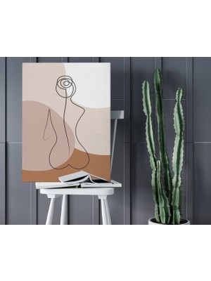 Bk Home Women's Line Tasarımlı Kanvas Tablo 50X70CM-1