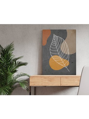 Bk Home Leafs Tasarımlı Kanvas Tablo 50X70CM-4