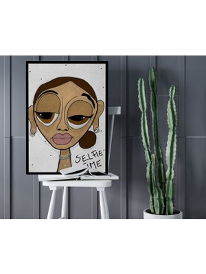 Bk Home The Lazy People Collection Hot Girl Tasarımlı Kanvas Tablo 50X70CM-1