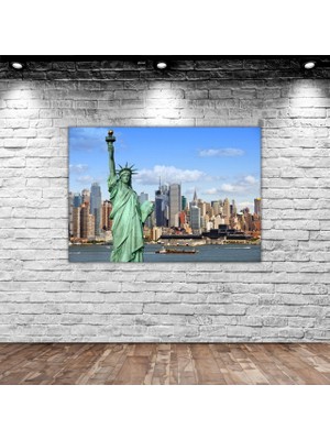 Bk Home New York Manzara Kanvas Tablo 50X70CM-1