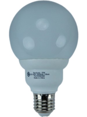 General Electric 15W 220-240V 4000K E27 G95 Tasarruflu Ampul