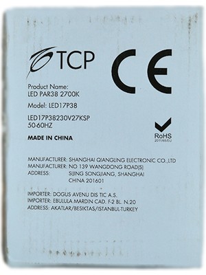 Tcp 17W 230V 2700K E27 PAR38 LED Ampul