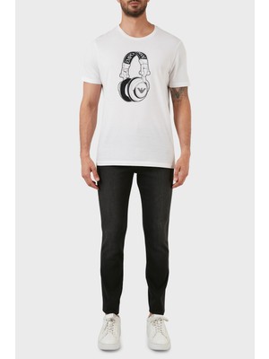 Emporio Armani Pamuklu Normal Bel Slim Fit Jeans Erkek Kot Pantolon 8N1J11 1dhdz 0006