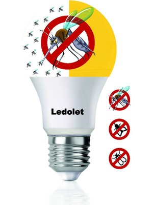 Ledolet Sivri Sinek Kovar 9W LED Ampul