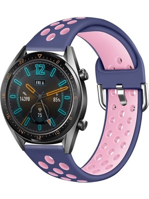 noktaks - Huawei Watch GT 3 46mm 22mm - Kordon Silikon Kordon - KRD-10 - NO7 - T21138