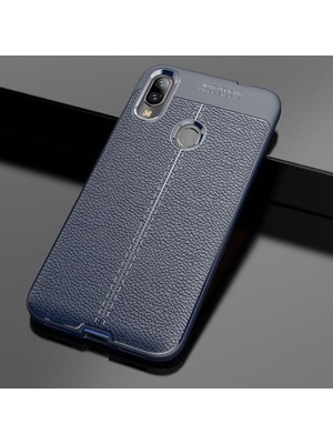 Canpay Samsung Galaxy A10S Uyumlu Kılıf Esnek Pu-Deri Leather-Pu Series Protected Case