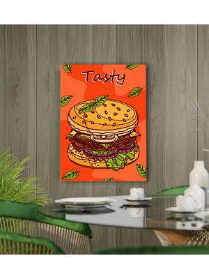 Bk Gift Cafe & Bar & Restaurant Konseptli Kanvas Tablo 50X70CM-69