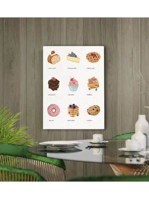 Bk Gift Cafe & Bar & Restaurant Konseptli Kanvas Tablo 50X70CM-90