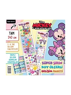 Doğan Egmont Yayıncılık Disney Mickey ve Arkadaşları Süper Şirin Boy Ölçerli Gelişim Paketi