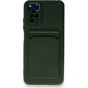 Xiaomi Redmi Note 11S Kılıf Kartvizitli Kamera Korumalı Silikon Kelvin