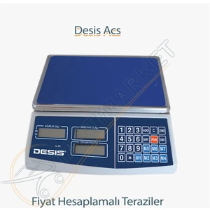 Acs  Hesaplamalı Bakanlık Onaylı Terazi