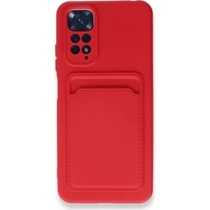 Xiaomi Redmi Note 11S Kılıf Kartvizitli Kamera Korumalı Silikon Kelvin