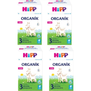 3 Organik Keçi Sütü Bazlı Devam Sütü 400gr 4 Adet