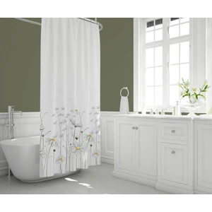 Tropik Banyo Duş Perdesi 8441 Tek Kanat 1X120X200